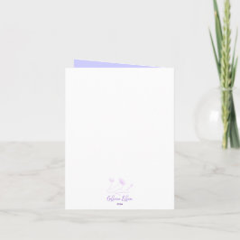 Cartão de Flor de Chicória