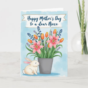 Cartão de Flores de Primavera em Flor