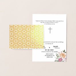 Cartão de Foil/Cartão de convite para casamento