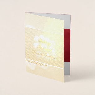 Cartão de Folha de Convite para Janto de Ensaio de