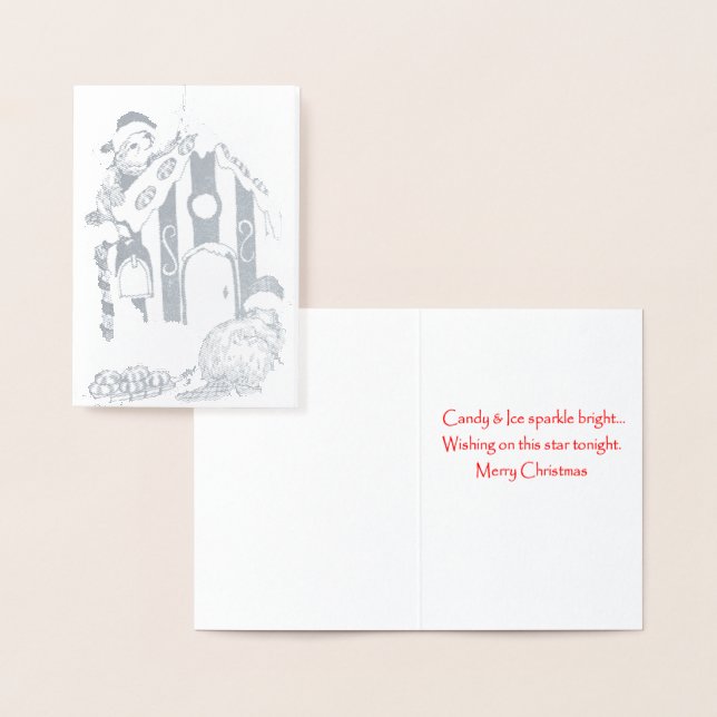 Cartão de folha de Rico decorado do castor de Nata (Exibição)