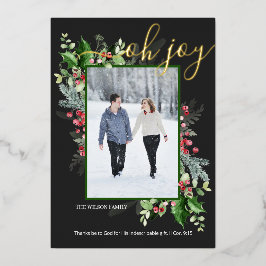 Cartão de Folha de Saudação Greenerativa de Natal 