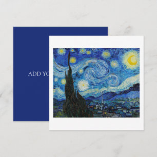 CARTÃO DE FOLHA ÚNICA: VINCENT VAN GOGH