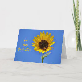 Cartão de Formatação Futuro de Abelhas e Girassol