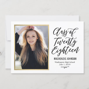 Cartão de Formatura EDITÁVEL COLORIDO Clássico