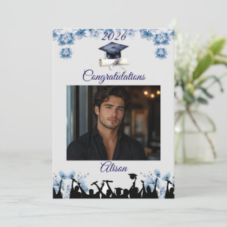 Cartão de Formatura Personalizado | Adicione Sua P