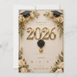 Cartão de Formatura Turma de 2026 Reserve a Data
