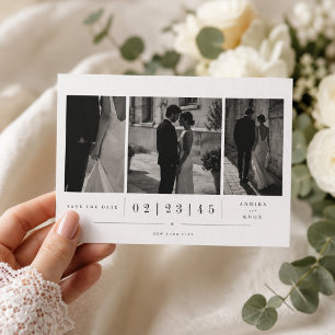 Cartão de Foto de Anúncio de Casamento de Conto de
