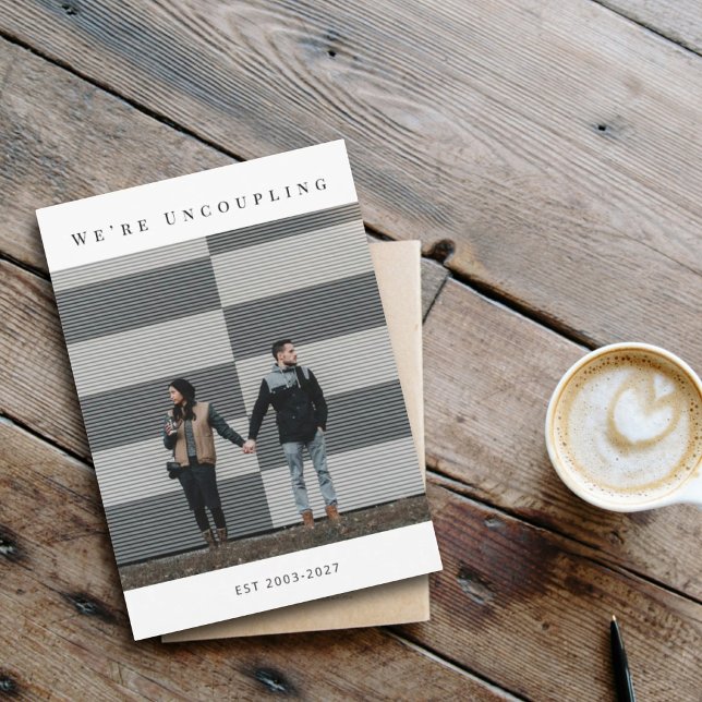 Cartão de Foto de Anúncio de Divórcio Oficial Mode (Criador carregado)