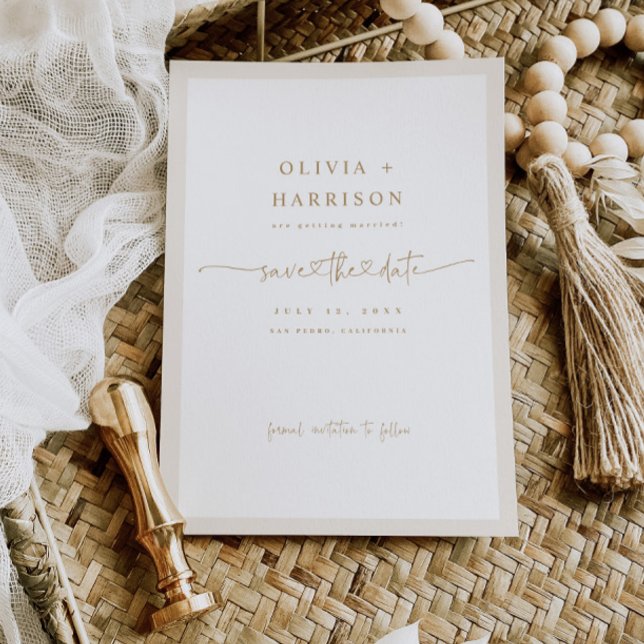 Cartão de Foto de Anúncio de Save The Date com Mol (Criador carregado)