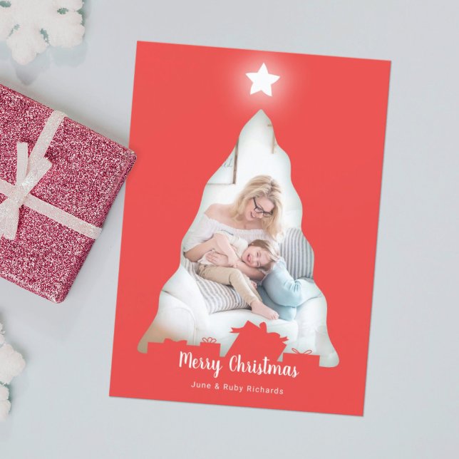 Cartão de Foto de Árvore de Natal (Criador carregado)