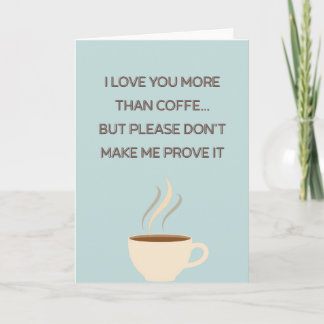 Cartão de Foto de Café Engraçado do Dia das Mães