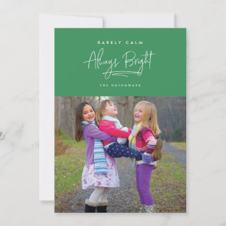 Cartão de Foto de Cor Personalizada Raramente Calm