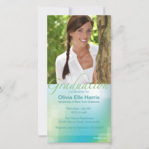 Cartão de Foto de Formatura