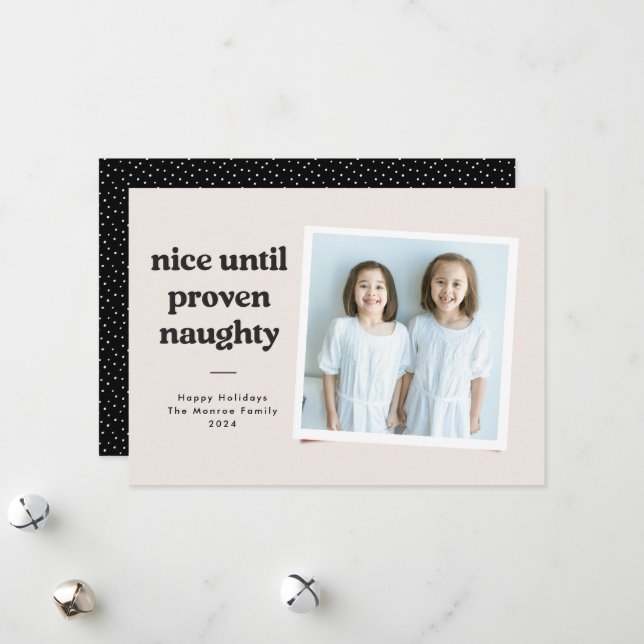 Cartão de Foto de Legal até Malvado - preto (Frente/Verso In Situ)