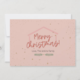 Cartão de foto de Natal 'Considere tudo como alegr