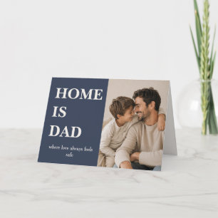 Cartão de Foto de Papai para Casa Moderna - Dia do