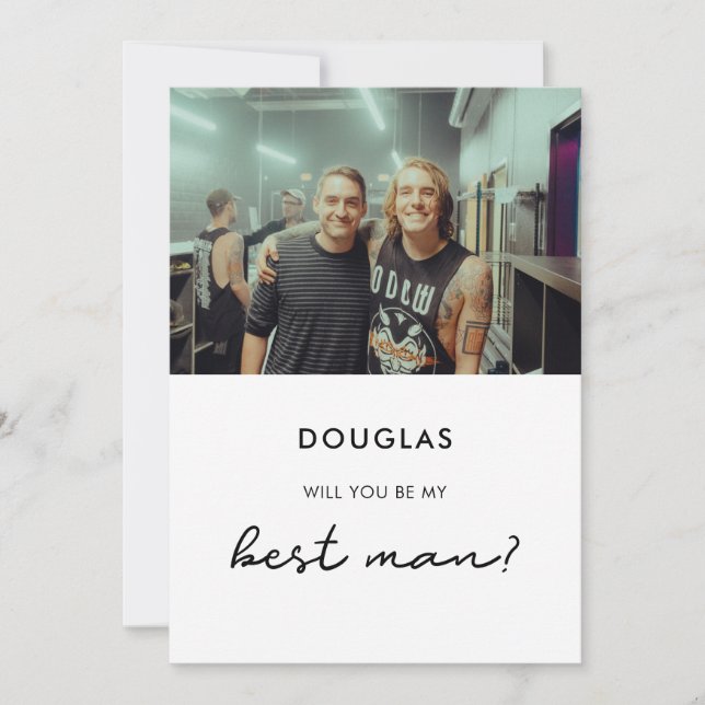 Cartão de foto do padrinho (Frente)