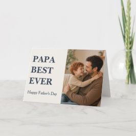 Cartão de Foto PAPA MELHOR DE TODOS Moderno - Dia