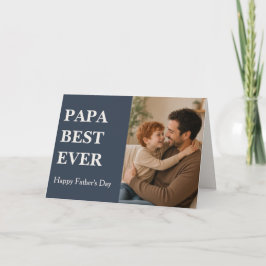 Cartão de Foto PAPA MELHOR DE TODOS Moderno - Dia