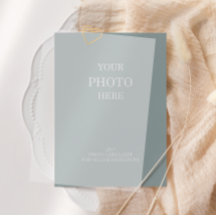 Cartão de Foto para Vellum Save the Date