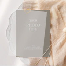 Cartão de Foto para Vellum Save the Date