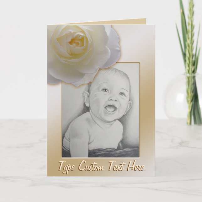 Cartão de Foto Personalizado Cartões de Foto Perso (Frente)