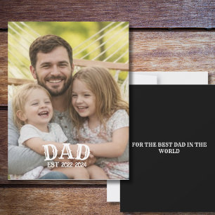 Cartão de Foto Personalizado do Papai