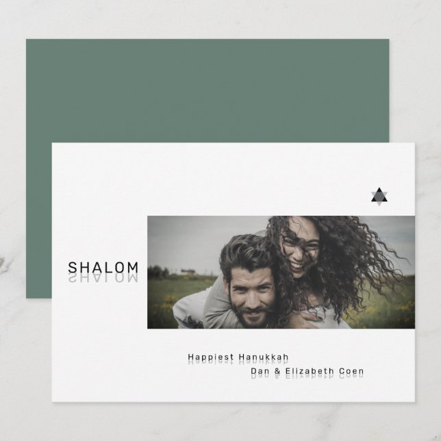 Cartão de Foto Shalom Shalom (Frente/Verso)