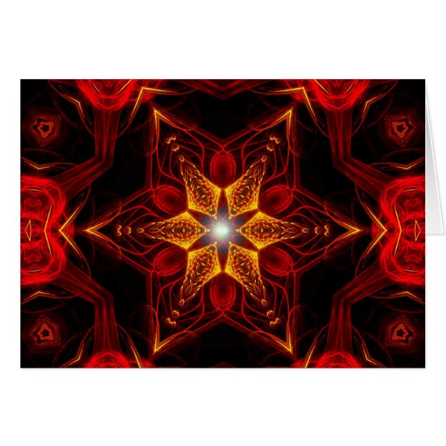 Cartão de FRACTa REDSTAR (Frente Horizontal)