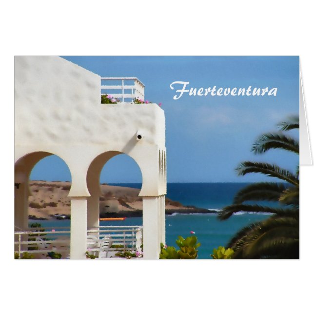 Cartão de Fuerteventura (Frente Horizontal)