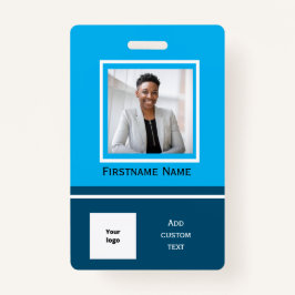 Cartão de funcionário de ID de crachá de funcionár