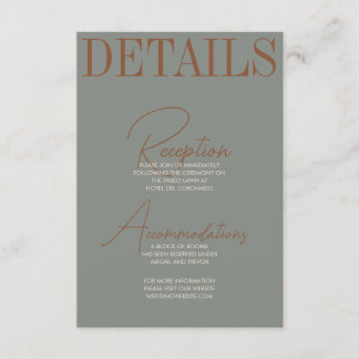 Cartão de gabinete automático em negrito e retrô