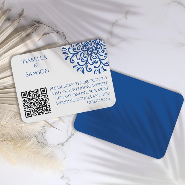 Cartão de gabinete branco azul (Criador carregado)