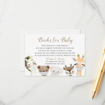 Cartão de gabinete da biblioteca bebê