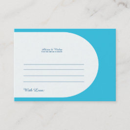 Cartão de Gabinete de Aviso de Casamento de Brida