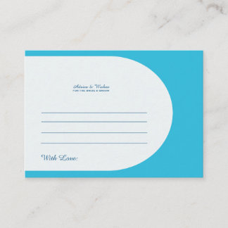 Cartão de Gabinete de Aviso de Casamento de Brida