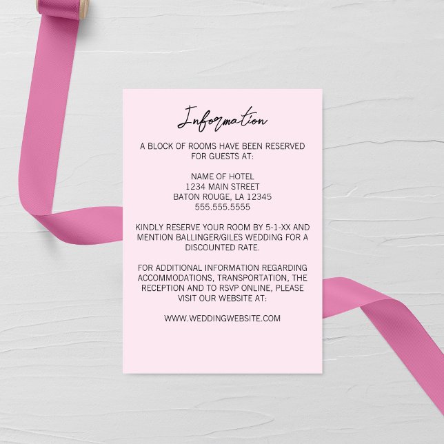 Cartão de gabinete de casamento Gladiolus minimali (Criador carregado)