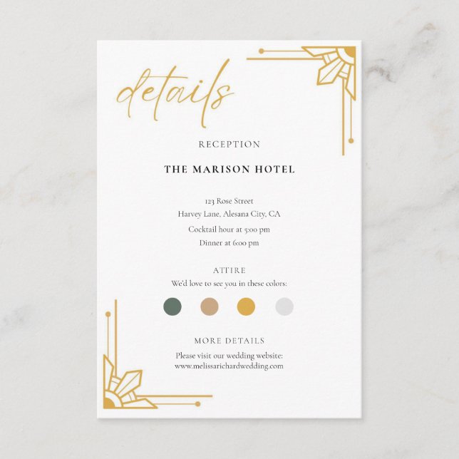 Cartão de gabinete de casamento Sun Filipino Filip (Frente)