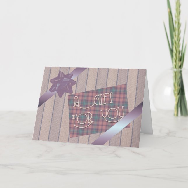 Cartão de gabinete de dinheiro dotado (Frente)