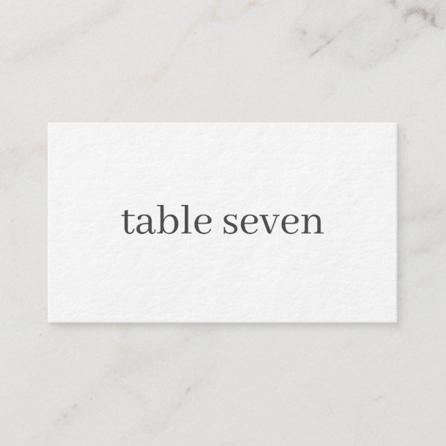 Cartão de Gabinete de Gráfico de Casamento (Frente)