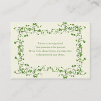 Cartão de gabinete de imagem Ivy