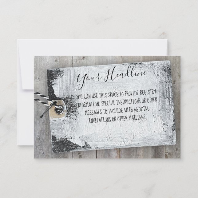 Cartão de Gabinete de Mensagem Personalizado de Et (Frente)