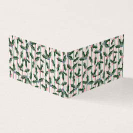 Cartão de gabinete de oferta de férias vitoriano H