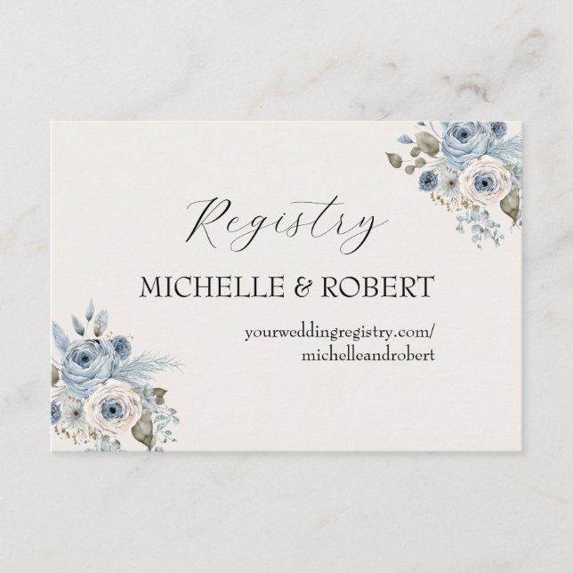 Cartão de Gabinete de Registro de Casamento de Cód (Frente)