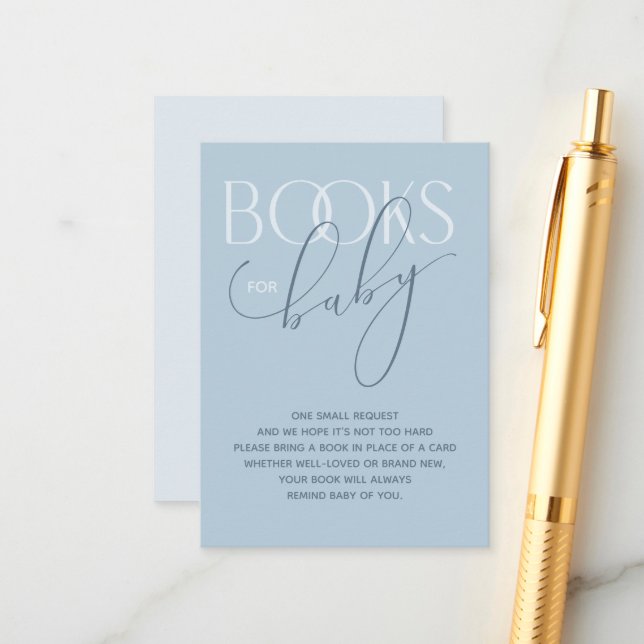 Cartão de Gabinete de Solicitação de Livro Azul El (Frente/Verso In Situ)