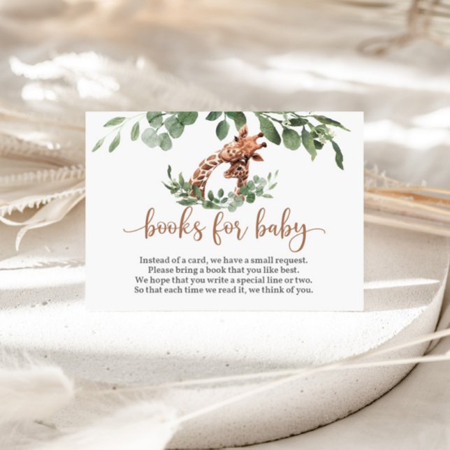 Cartão de Gabinete de Solicitação de Livro Giraffe (Criador carregado)