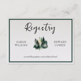 Cartão de Gabinete do Registro, Floresta de Aquare