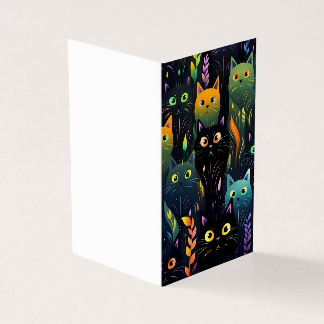 Cartão de gato bonito (Exterior)