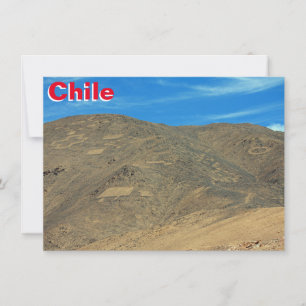 Cartão de geoglifos Atacama